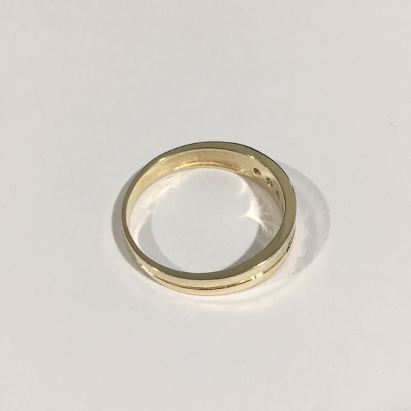 14k Yellow Gold Diamond ๐ Wedding ๐ฐ Band 0.25ct - Picture 5 of 7